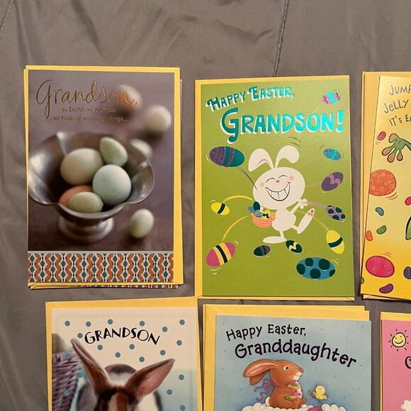 Kids Easter Greeting Cards Bundle of 10 - Picture 2 of 10